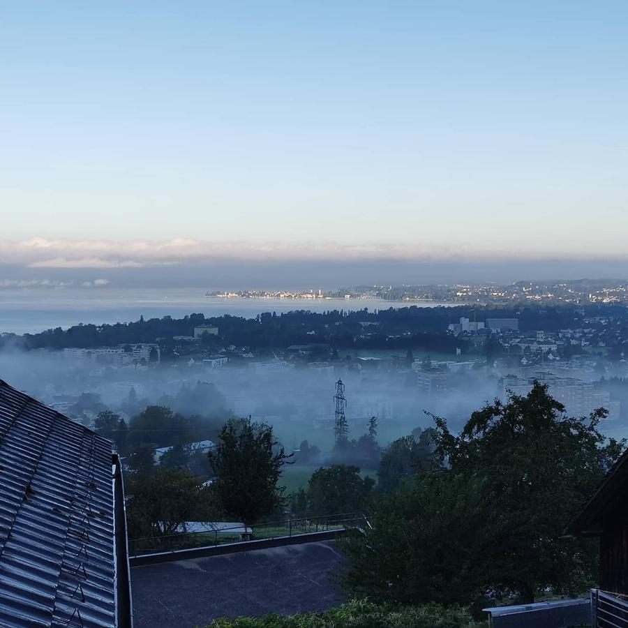 Bauernhaus Am Pfaenderhang Mit Seeblick Lochau Bagian luar foto